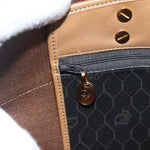 Christian Dior Vintage Honeycomb Tote Bag Canvas - image 13