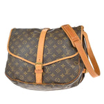Louis Vuitton Saumur Handbag Monogram Canvas 35 - image 2