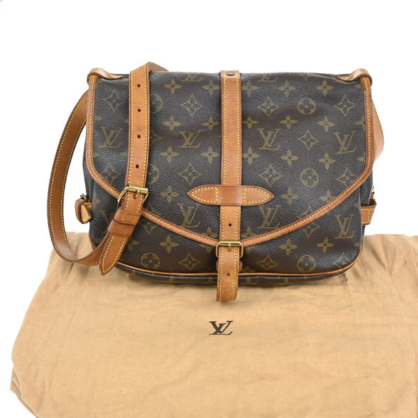 Louis Vuitton Saumur Handbag Monogram Canvas 30 - image 1
