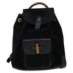 Gucci Gucci bamboo backpack daim mini - image 13