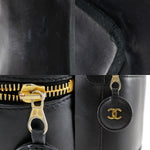 Chanel Vintage Cosmetic Case Leather Tall - image 8