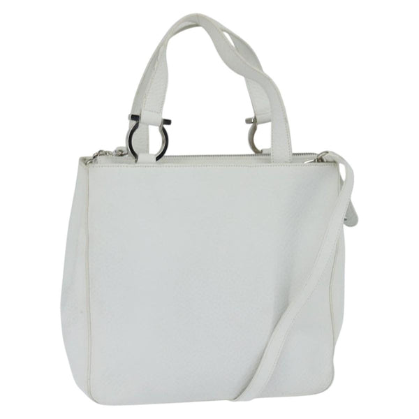 Salvatore Ferragamo Gancini handbag Leather - image 1