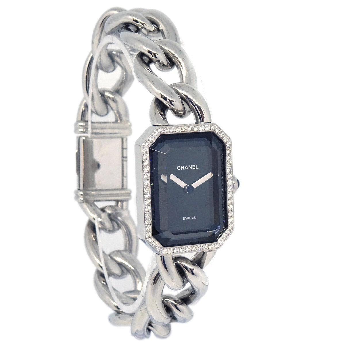 Chanel Premiere Chain Quartz Watch Stainless Steel with Diamond  Bezel 20 - image 1