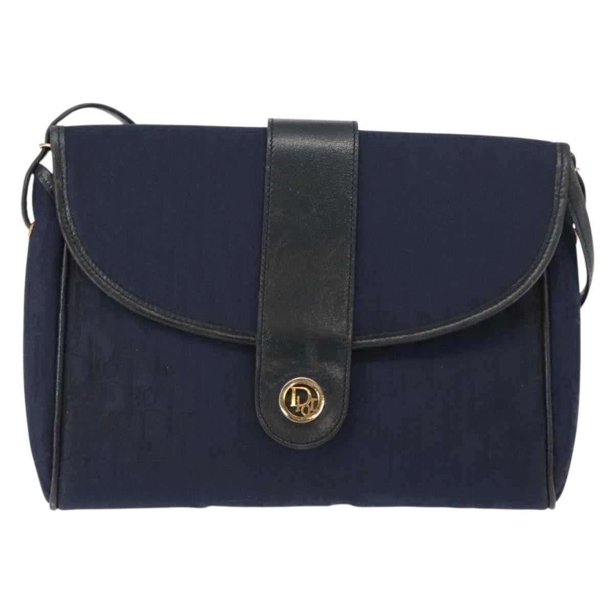 Christian Dior Vintage Trotter Shoulder Bag Canvas - image 1