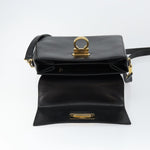 Salvatore Ferragamo Gancini Convertible Top Handle Bag Leather Medium - image 12
