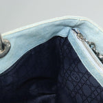 Christian Dior Vintage Lady Dior Bag Cannage Quilt Denim Large - image 17