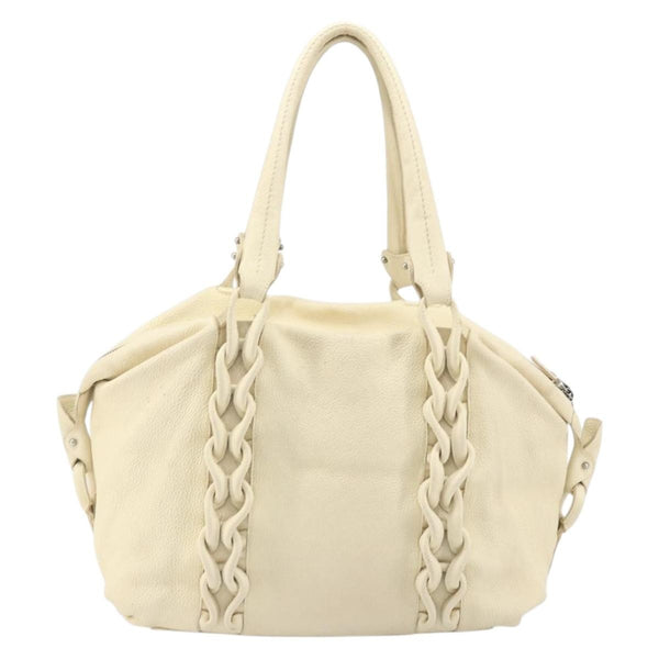 Salvatore Ferragamo Gancini Tote Leather