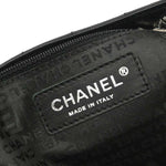 Chanel Chocolate Bar CC Tote Quilted Leather Small - image 19