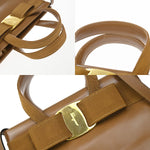 Salvatore Ferragamo Convertible Vara Bow Tote Leather Small - image 9