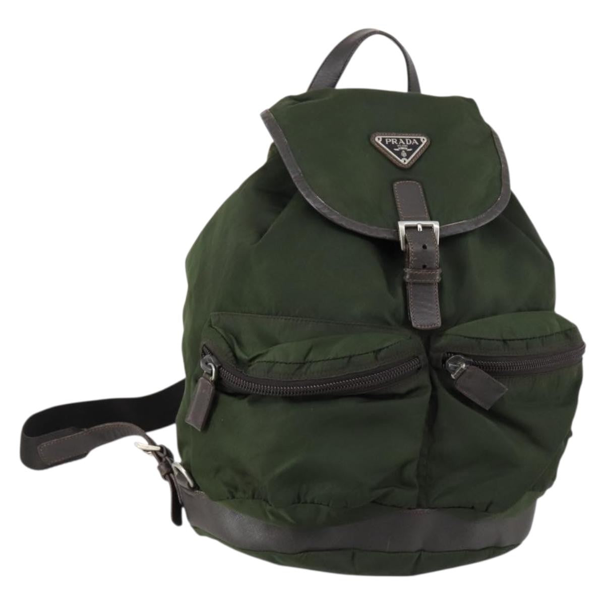 Prada Double Front Pocket Backpack Tessuto Medium - image 1