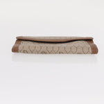 Christian Dior Vintage Honeycomb Flap Wallet Coated Canvas Long - image 12
