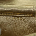 Chanel Vintage Square CC Flap Bag Quilted Leather Micro - image 7