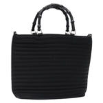 Gucci Vintage Bamboo Handle Bag Nylon - image 1