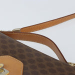 Celine Vintage Macadam Shoulder Bag Canvas and Leather - image 20