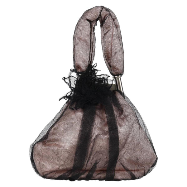 Chanel Drawstring Bucket Bag Chevron Patchwork Canvas Small - image 1