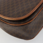 Celine Vintage Macadam Shoulder Bag Canvas and Leather - image 9