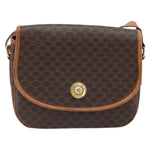 Celine Vintage Macadam Shoulder Bag Canvas and Leather - image 15
