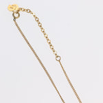 Christian Dior CD Round Pendant Necklace Metal - image 5