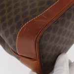 Celine Vintage Macadam Handbag Canvas and Leather - image 11