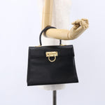 Salvatore Ferragamo Gancini handbag Leather - image 13