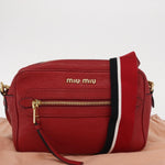 Miu Miu Madras Zip Pocket Crossbody Leather - image 15