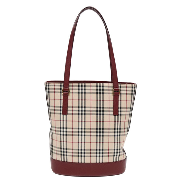 Burberry Nova Check Tote Canvas and Leather