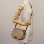 Christian Dior Vintage Honeycomb Flap Crossbody Bag Coated Canvas - image 12