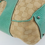 Gucci Vintage Ring Tote GG Canvas with Leather Medium - image 9