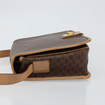 Celine Vintage Macadam Shoulder Bag Canvas and Leather - image 4
