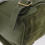 Gucci Gucci bamboo backpack daim mini - image 12
