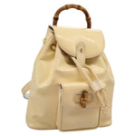 Gucci Vintage Bamboo Backpack Patent Mini - image 14