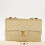 Chanel Vintage Classic Single Flap Bag Silk - image 18
