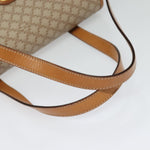 Celine Vintage Macadam Handbag Canvas and Leather - image 8