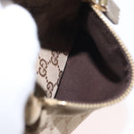 Gucci Vintage Double Belt Bag GG Coated Canvas with Leather - image 5