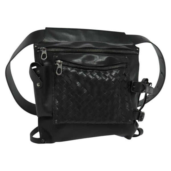 Bottega Veneta Utility Waist Bag Leather with Intrecciato - image 1