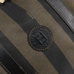 Fendi Vintage Pequin Boston Bag Coated Canvas Medium - image 18