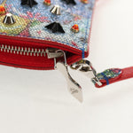 Christian Louboutin Loubiclutch Spiked Printed Leather - image 12