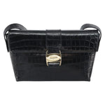 Salvatore Ferragamo Vala Shoulder Bag Embossed Leather - image 18