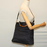 Gucci Vintage Bamboo Handle Bag Nylon - image 13