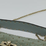Valentino Garavani Rockstud Spike Flap Bag Quilted Suede Medium - image 13