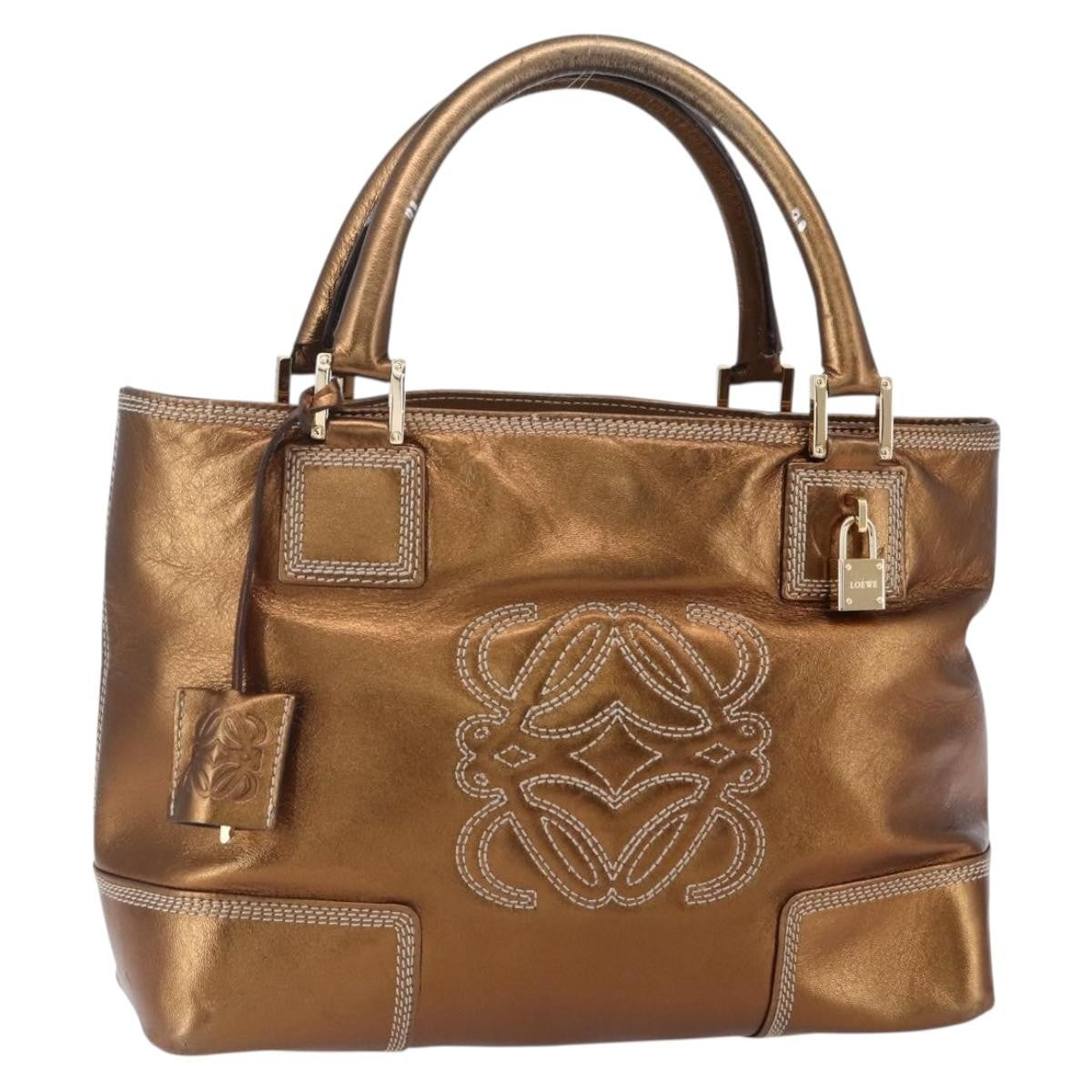 Loewe Vintage Anagram Tote Leather - image 1