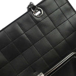 Chanel Chocolate Bar CC Tote Quilted Leather Small - image 13