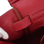 Hermes Birkin Handbag Red Courchevel with Gold Hardware 30 - image 20