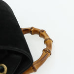 Gucci Gucci bamboo backpack daim mini - image 18