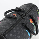 Louis Vuitton Keepall Bandouliere Bag Limited Edition Foliage Monogram Eclipse 50 - image 20