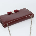 Salvatore Ferragamo Vala Chain Shoulder bag Patent leather - image 15