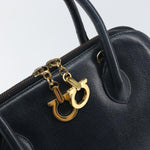 Salvatore Ferragamo Gancini handbag Leather - image 12