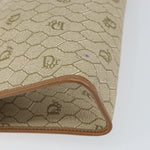 Christian Dior Vintage Honeycomb Zip Pouch Coated Canvas Medium - image 10