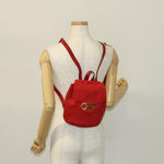 Salvatore Ferragamo Gancini Flap Drawstring Backpack Suede - image 14