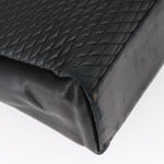 Bally Vintage Tote Bag Quilted Leather - image 9